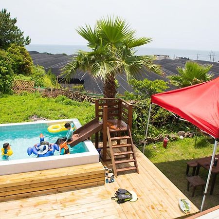 Jeju Sunflower Pension Seogwipo Esterno foto